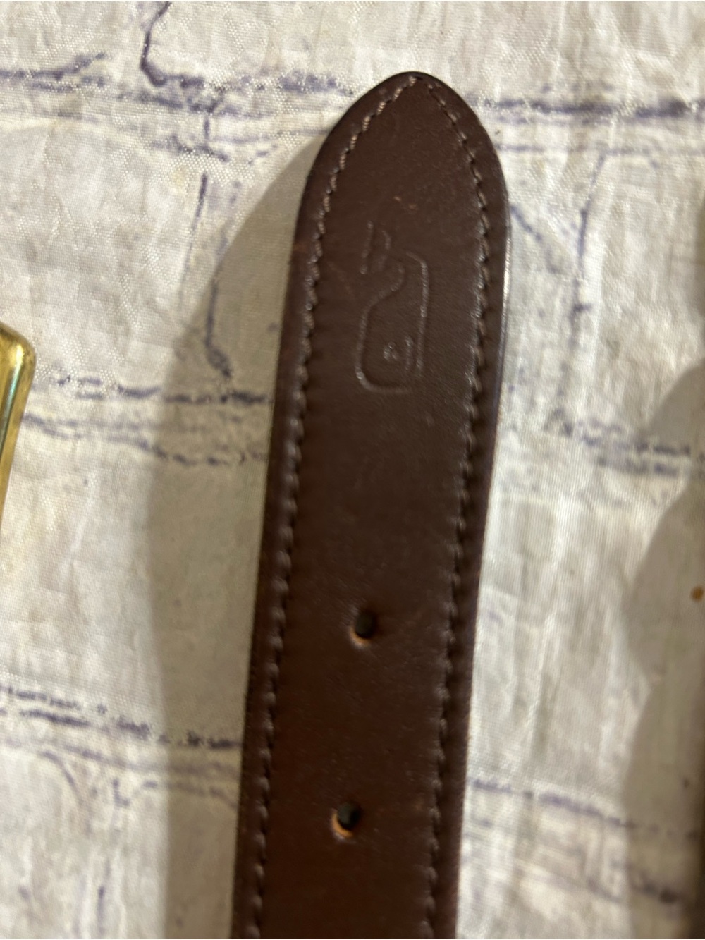VINEYARD VINES SOLID BRASS BUCKLE NAVY/GREEN DETAILS & AMERICAN EAGLE NAVY BELT - Picture 14 of 16